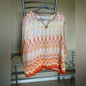 Alfred Dunner blouse size large